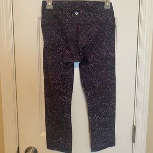 Lululemon wunder under crop leggings
